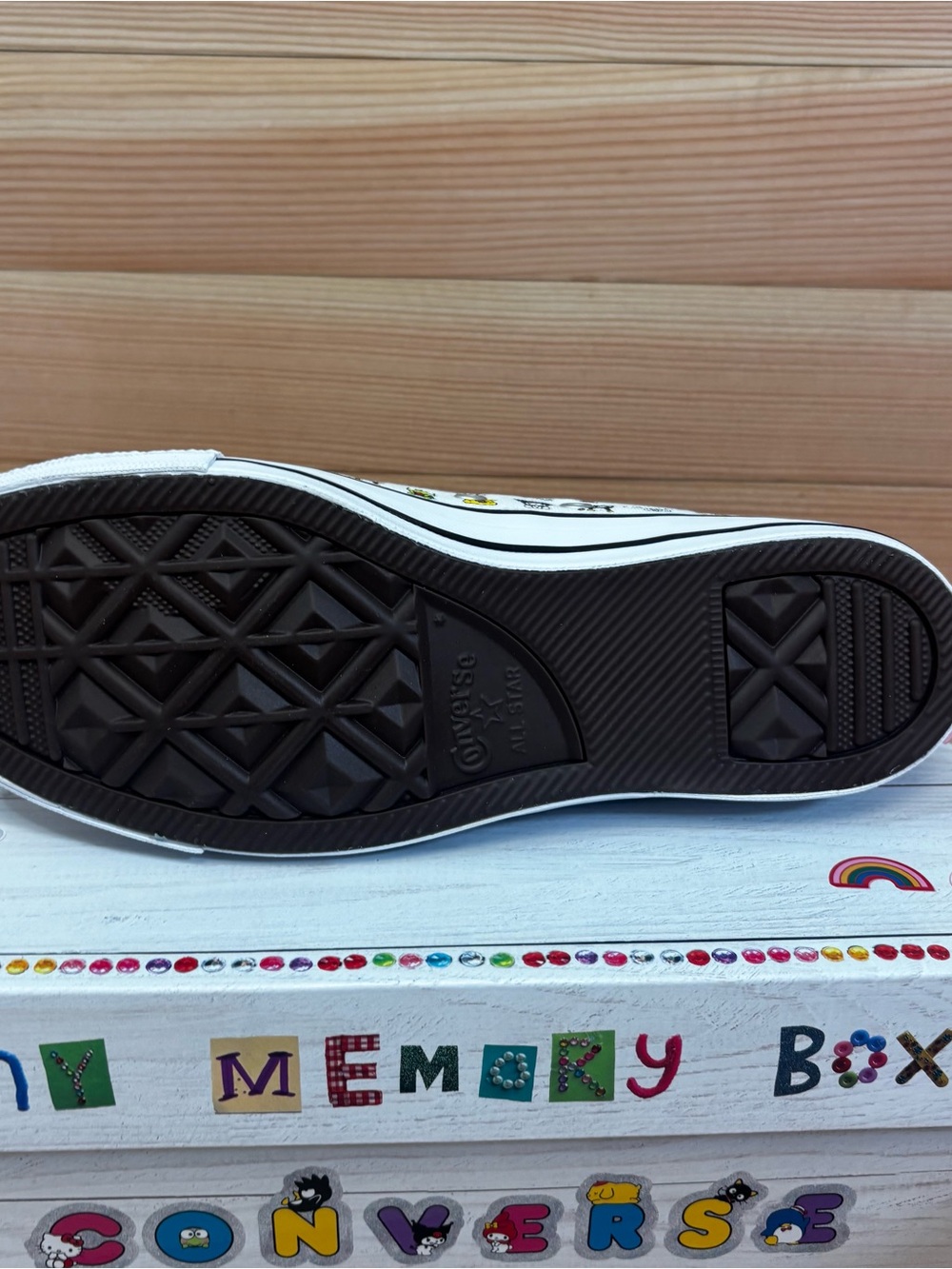 Converse HELLO KITTY And Friends Chuck Taylor White Low Sneakers Women’s Sz 8.5 - Picture 8 of 8